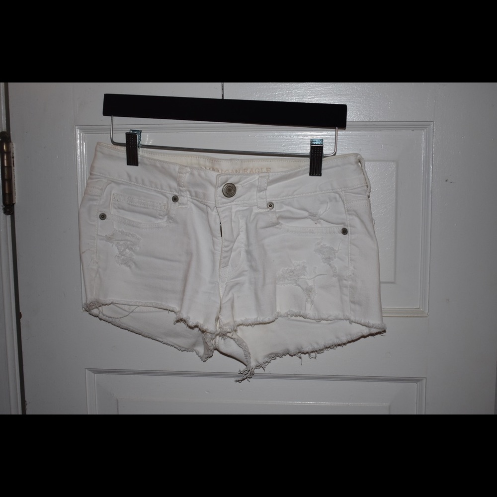White Jean Shorts!